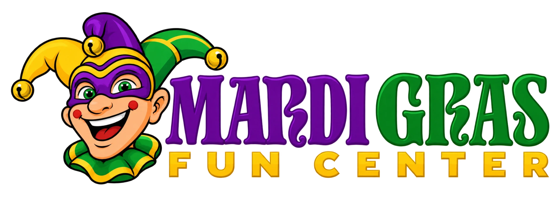 Mardi Gras Fun Center logo